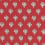 Tessuto Indianaire Olivades Rouge TFT0164.C68