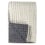 Jeté de lit Chenevard Argent et Ardoise Designers Guild 230x230 cm QUDG0004