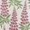 Carta da parati Foxglove MissPrint Rouge carmin MISP1149