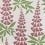 Papier peint Foxglove MissPrint Rouge carmin MISP1149