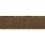 Galon gros grain Miami 16 mm Houlès Brun 31150-9870