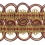 Antica 70 mm gimp braid Houlès Tyrol 32424-9150