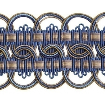 Antica 70 mm gimp braid Craie Houlès
