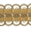 Antica 70 mm gimp braid Houlès Ambre 32424-9820