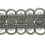 Antica 70 mm gimp braid Houlès Orage 32424-9980