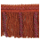 Beaugency bullion fringe Houlès Cerise/Paprika 33066-9350