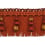 Frange moulinée Palais Royal Houlès Rouge 33097-9350