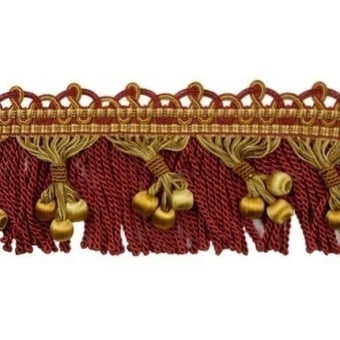 Les Marquises beaded bullion fringe