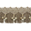 Les Marquises beaded bullion fringe Houlès Taupe 33270-9820