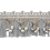 Les Marquises beaded bullion fringe Houlès Glacier 33270-9900