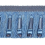 Frange effilé quilles Marly Houlès Bleu 33392-9600