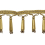 Marly beaded fringe Houlès Bronze 33395-9770