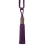 Alzapaños un gland perles Opale Houlès Aubergine 35309-9510