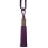 Embrasse un gland perles Opale Houlès Aubergine 35309-9510