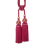Alzapaños 2 glands Scarlett Houlès Framboise 35313-9400