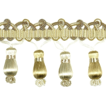 Metallic Gold Tassel Fringe