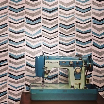 Papel pintado Chevron