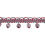 Frange perles Palais Royal 4 cm Houlès Rubis/Améthyste 33098-9410