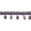 Palais Royal 4 cm Beaded fringe Houlès Violine 33098-9510