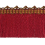 Duchesse Bullion fringe Houlès Rouge/Mousse 33161-9500