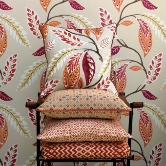 Solitaire Fabric Terre Nina Campbell
