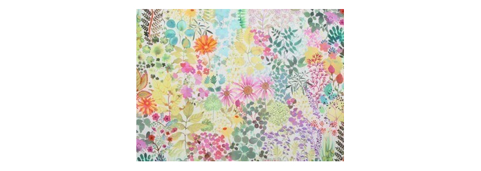 Telas de flores