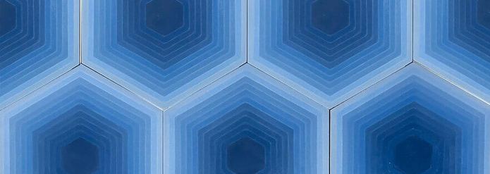 Baldosas ciment hexagone