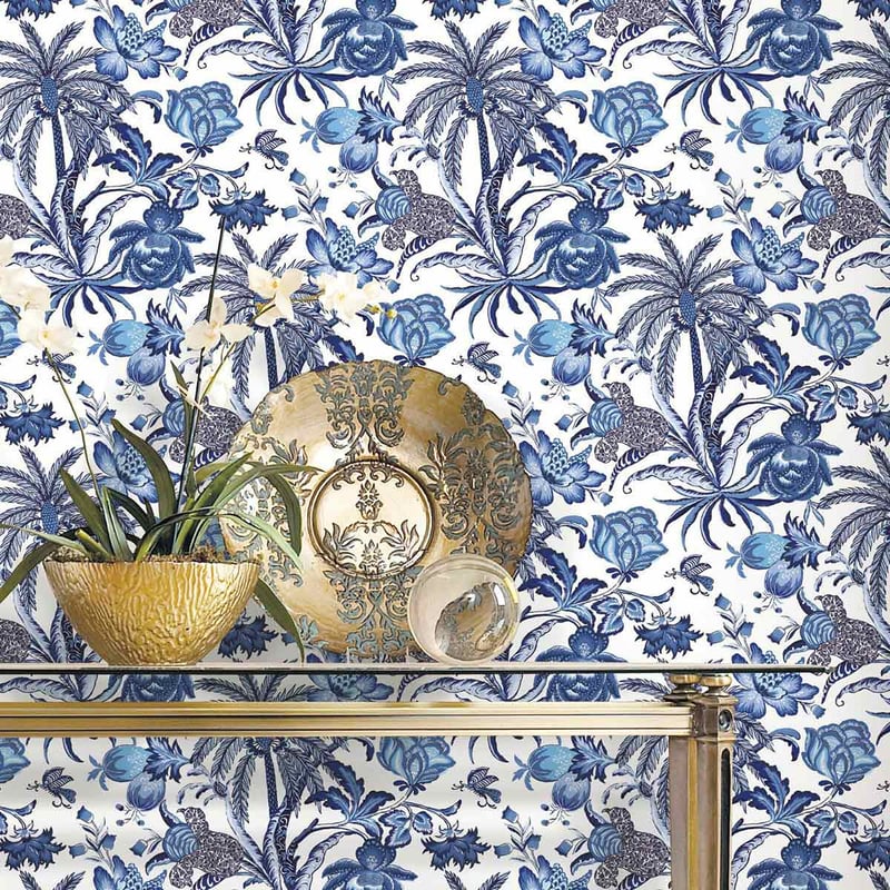 Exotic Curiosity adhesive wallpaper - York Wallcoverings Exotic Curiosity adhesive wallpaper - York Wallcoverings