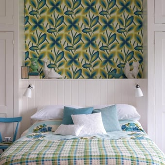 Starflower Wallpaper Platinum Little Greene