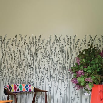 Papel pintado Feather Grass Noir Farrow and Ball