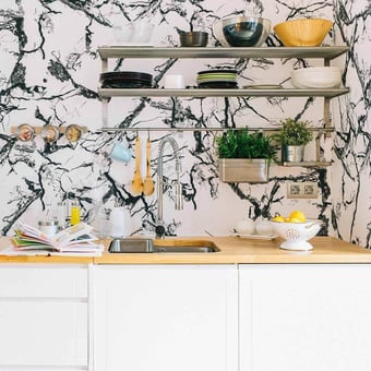 Marble Wallpaper White Coordonné