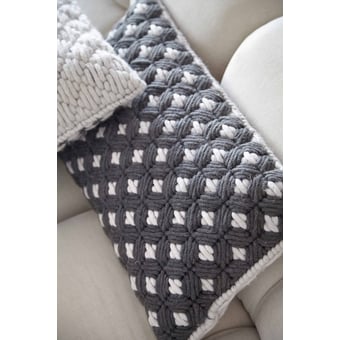 Cojín Silaï Rectangle Yellow/White Gan Rugs