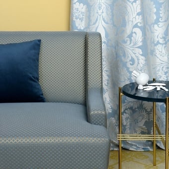 Tissu Quadrille Brun Lelièvre