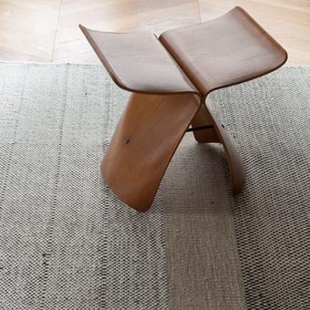 Stripes Black Rugs 170x240 cm Nanimarquina