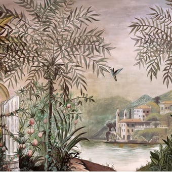 Papier peint panoramique Palazzo Colibris Coordonné