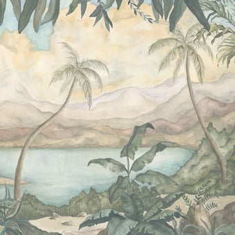 Papel pintado mural panorámico Alma Palmeraie Coordonné