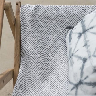 Balian Outdoor Fabric Graphite Designers Guild