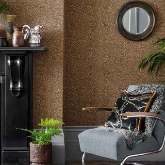 Papel pintado Senzo Spot Beige/Noir Cole and Son