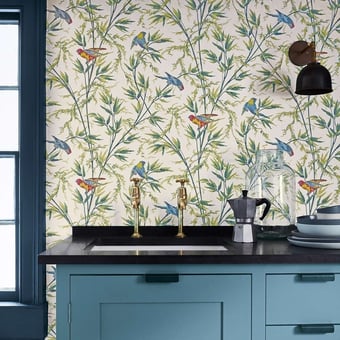 Tapete Great Ormond Street Parchment Little Greene