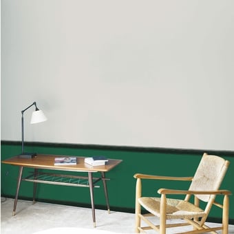 Papel pintado mural panorámico Sarah Lavoine L'Aurore Beige/Vert Nobilis