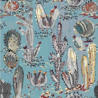 Stoff Cancun Bleu Lalie Design