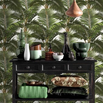 Jardin Tropical Panel Green/Brown/White Mindthegap