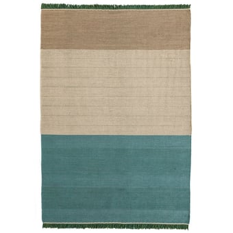 Alfombras Tres Stripes Green 170x240cm Nanimarquina