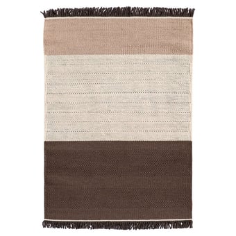 Tres Stripes Chocolate Rug 170x240 cm Nanimarquina