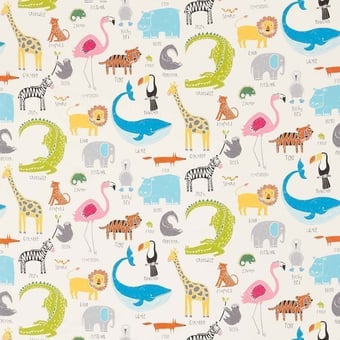 Tela Animal Magic Tutti Frutti/Chalk Scion