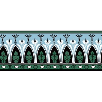 Borde Lola Montez Chocolat/Aqua Edmond Petit