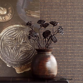 Sunblind Wallpaper Brown/Taupe Eijffinger