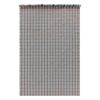 Garden Layers Checks Blue Rug 200x300 cm Gan Rugs