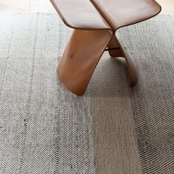 Tres Stripes Pearl Rug 170x240 cm Nanimarquina