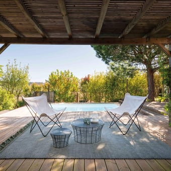 Garden Layers Diagonal Aloe/Grey Rug 200x300 cm Gan Rugs